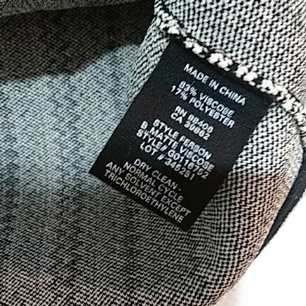 Theory Grey Stretch Knit top - Picture 6 of 7